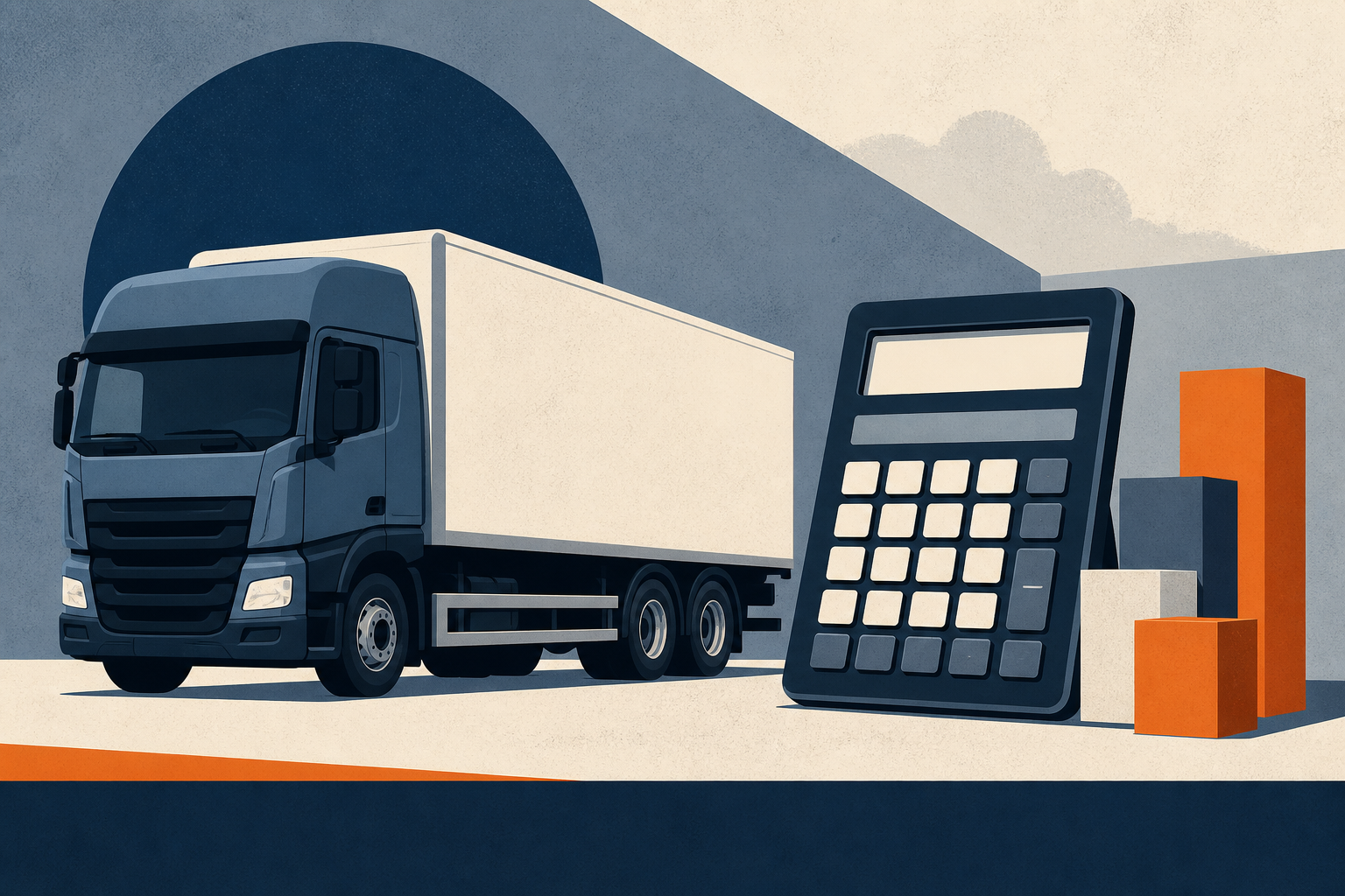 Illustrative Darstellung zum Ratgeberthema Lkw-Preise einordnen: Angebote mit gleichem Umfang vergleichen